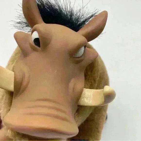 Vintage Disney The Lion King PUMBA 5" Plush w/ Vinyl Face Mattel 1994 - Picture 3 of 6